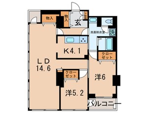 東雲ｷｬﾅﾙｺ-ﾄCODAN11号棟の物件間取画像